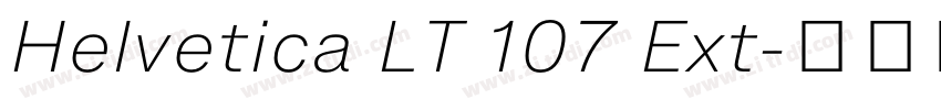 Helvetica LT 107 Ext字体转换 Helvetica LT 107 Ext字体转换